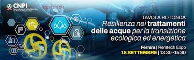 Periti industriali, evento a Ferrara su risorse da acque reflue