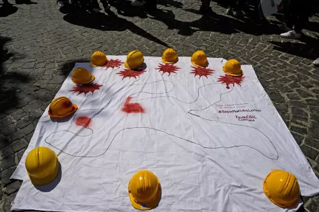 In 6 mesi salgono a 495 denunce di morti sul lavoro