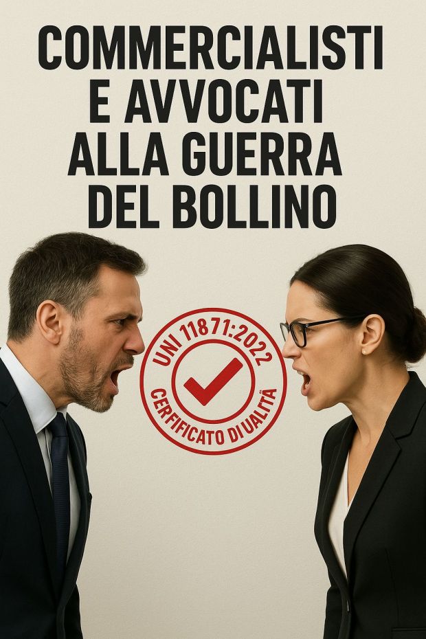 COMMERCIALISTI E AVVOCATI ALLA GUERRA DEL BOLLINO