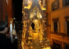 Allarme a Viterbo alla macchina di S.Rosa.