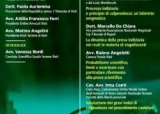 Scuola Forense di Rieti: convegno sul “Processo indiziario”.