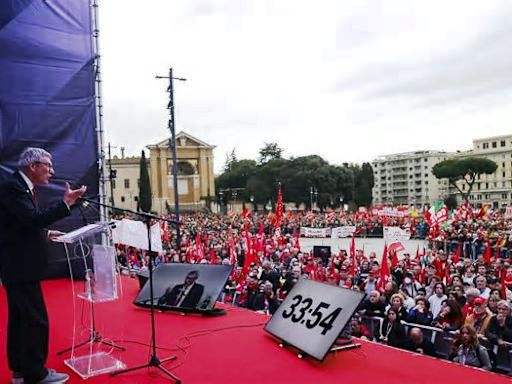Piazza stanca. La Cgil partito di Landini non funziona
