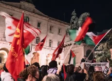 La piazza per Gaza si divide. La Cgil manifesta contro la manovra, l’Usb pensa a un partito