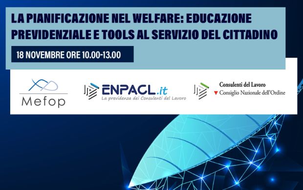 La pianificazione nel welfare: educazione previdenziale e tools al servizio del cittadino