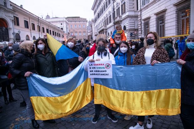 Quattro gatti per l'Ucraina.