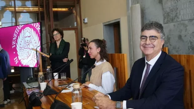 Emanuele Fiano torna a Ca' Foscari con la ministra Bernini: 