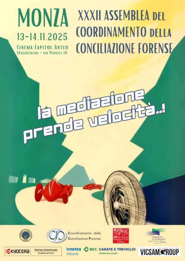 Monza ospita l’Assemblea della Conciliazione Forense.