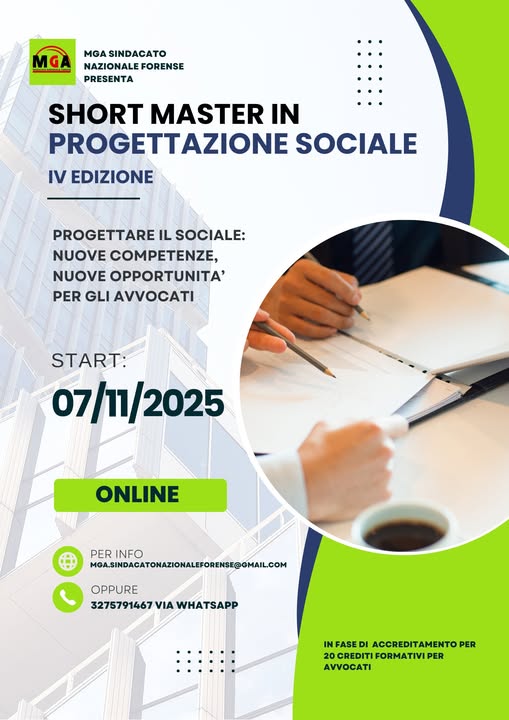 È partita la quarta edizione dello short master online di Mga