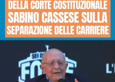 Cassese: separare le carriere rafforza l’equilibrio e l’imparzialità della giustizia