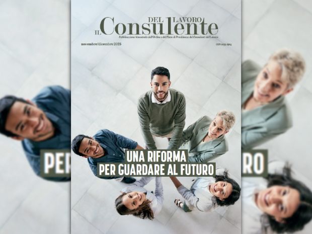 Online il n. 6/2025 de “Il Consulente del Lavoro”