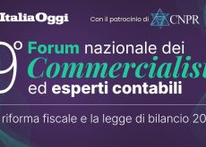 9° Forum nazionale dei Commercialisti ed Esperti Contabili 2026