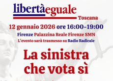 Oggi in piazza a Firenze la sinistra che dice sì