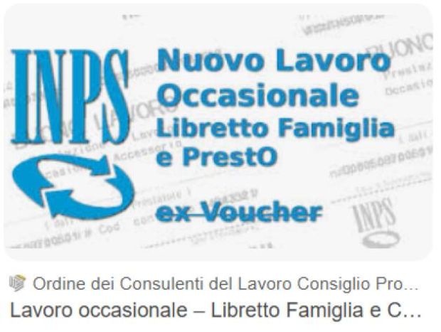 Nuovo portale Inps per il lavoro occasionale.