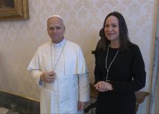 Il Papa a sorpresa ha incontrato Corina Machado