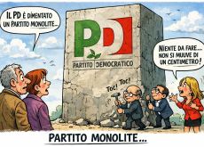 Il Pd è diventato un partito monolite.