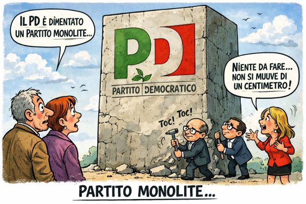 Il Pd è diventato un partito monolite.