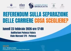 Camera Penale di Basilicata, un confronto paritario sul referendum
