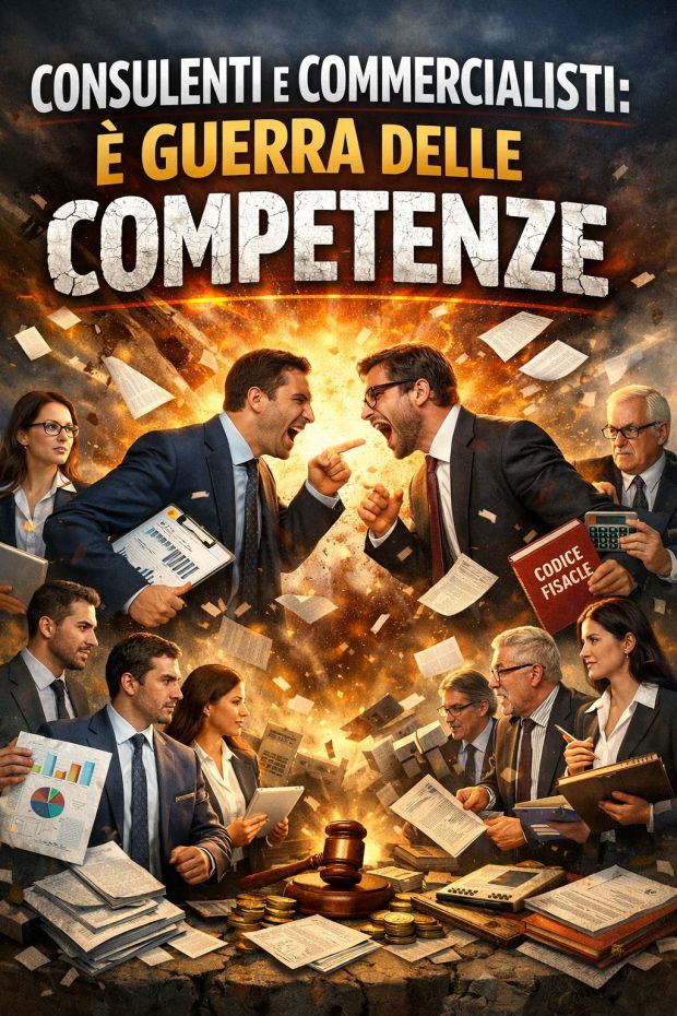 CONSULENTI E COMMERCIALISTI È GUERRA DELLE COMPETENZE.