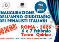 Inaugurazione dell’anno giudiziario dei penalisti italiani.