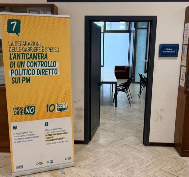 I luoghi di giustizia non sono palcoscenici di competizione referendaria