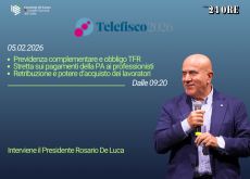 Il Presidente De Luca a Telefisco 2026