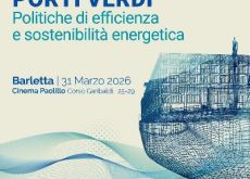 Porti Verdi: politiche di efficienza e sostenibilità energetica. anizzato dal CNI, in collaborazione con Assoporti, Csllp e Ordine degli Ingegneri di Bat