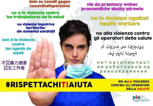 Violenza contro i sanitari: circa 50 segnalazioni al giorno.