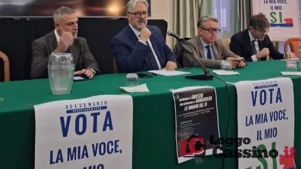 A Cassino convegno dedicato alle ragioni del “Sì”