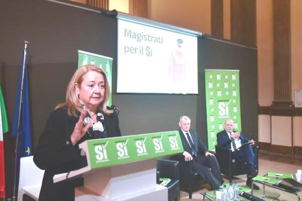 Cinquanta magistrati per il Sì: la maratona oratoria a Roma