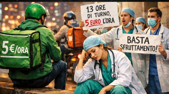 RIDER SOTTOPAGATI? GUARDATE ANCHE I MEDICI