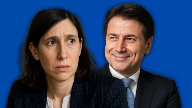 Conte e Schlein, divergenza (e discussione) sulla difesa di Meloni