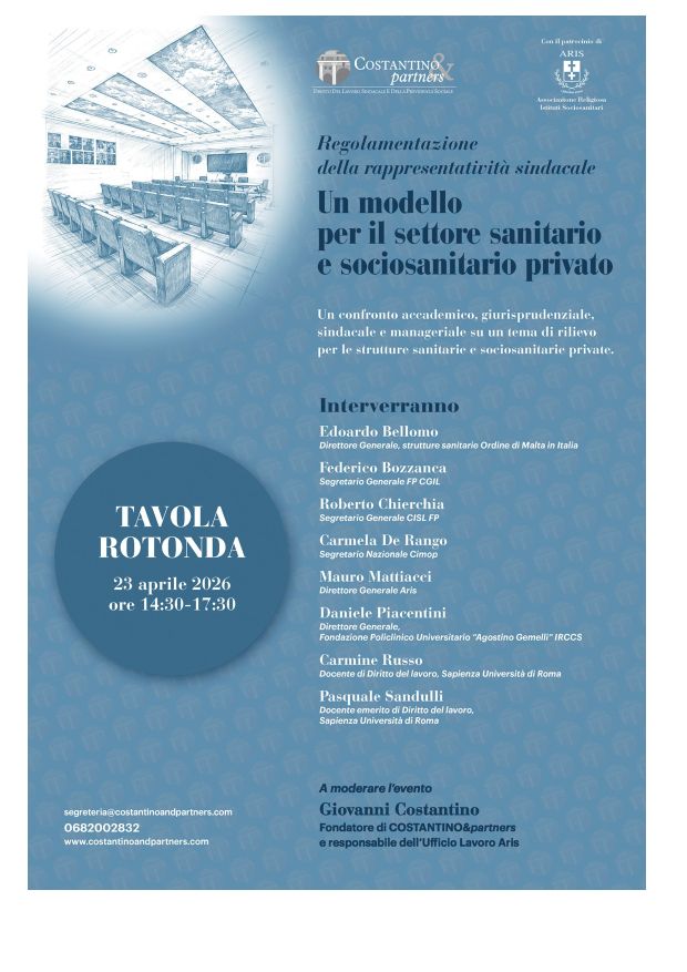 Rappresentatività sindacale nel privato sanitario