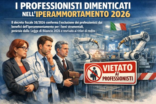 I PROFESSIONISTI DIMENTICATI NELL’ IPERAMMORTAMENTO 2026
