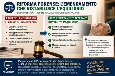 LA CONSULENZA NON È PIÙ MONOPOLIO DEGLI AVVOCATI