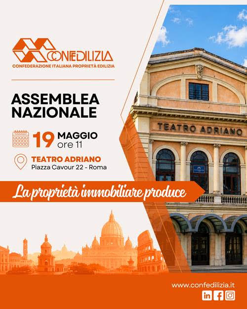 Fra una settimana l'Assemblea della Confedilizia