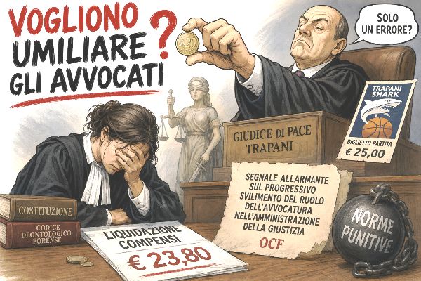 VOGLIONO UMILIARE GLI AVVOCATI