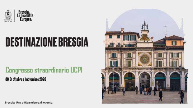 Congresso straordinario Ucpi 2026: Brescia 30,31 ottobre e 1° novembre