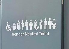 Bagni gender fluid a scuola.