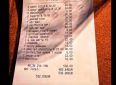 Cena da 532 euro (con caffè a 10 euro)