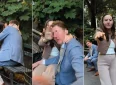 Un bacio a Central Park rovina la carriera L’avvocato Nathaniel Cullerton sorpreso a baciare la collega Kelsey Borenzweig al parco.
