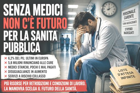PIÙ SOLDI AI MEDICI O IL SSN PERDERÀ LA SFIDA