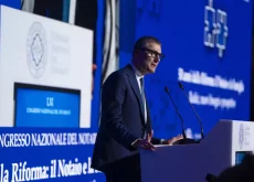 Il presidente Pace apre il congresso dei Notai.