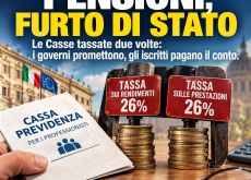 PENSIONI CASSE PRIVATE, FURTO DI STATO